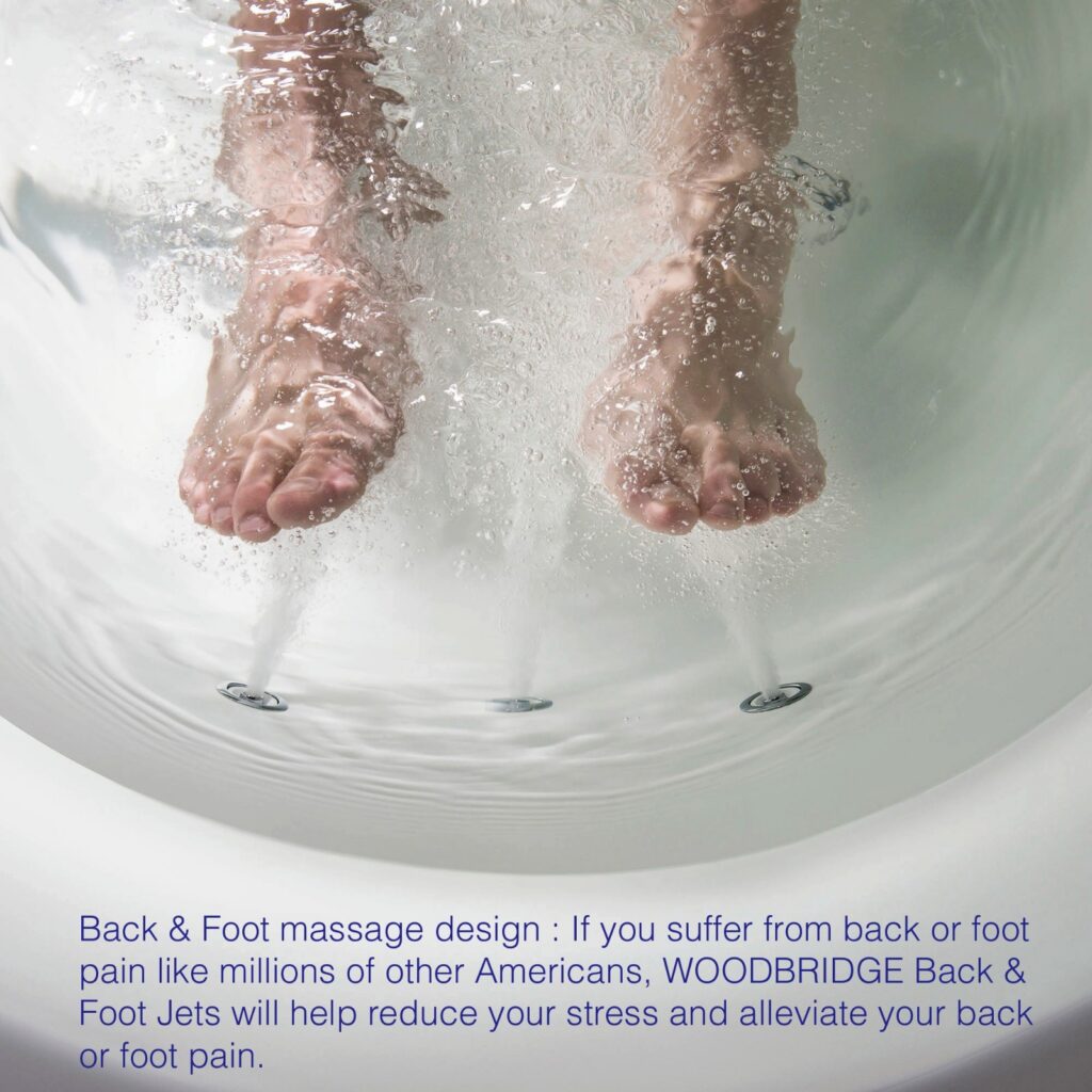 67 x 32 Whirlpool Water Jetted and Air Bubble Freestanding Bathtub, B-0030 BTS1606