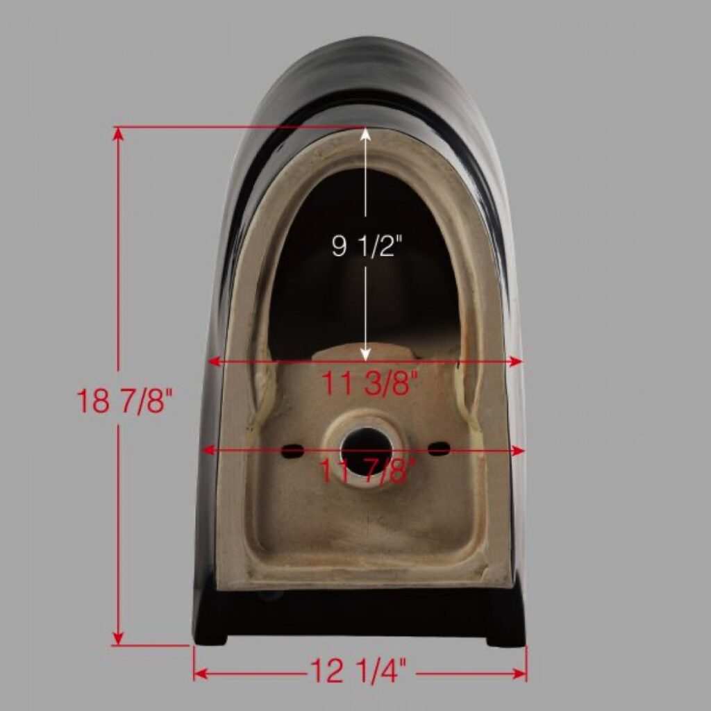 B0941 Modern One Piece Toilet with Soft Closing Seat,Black Color